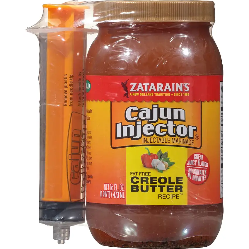 Zatarain's® Cajun Injectors® Creole Butter Recipe™ Injectable Marinade with Injector, 16 oz