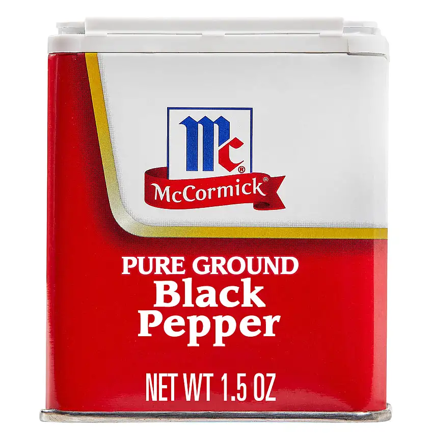 McCormick® Pure Ground Black Pepper, 1.5 oz