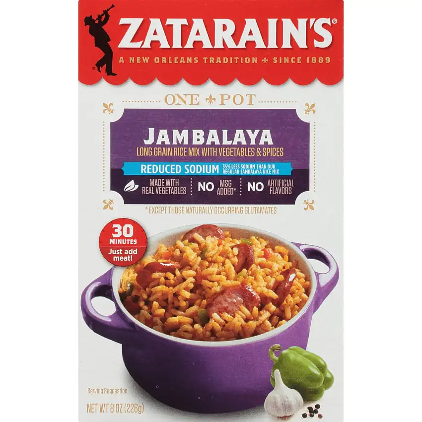 Zatarain's® Reduced Sodium Jambalaya, 8 oz