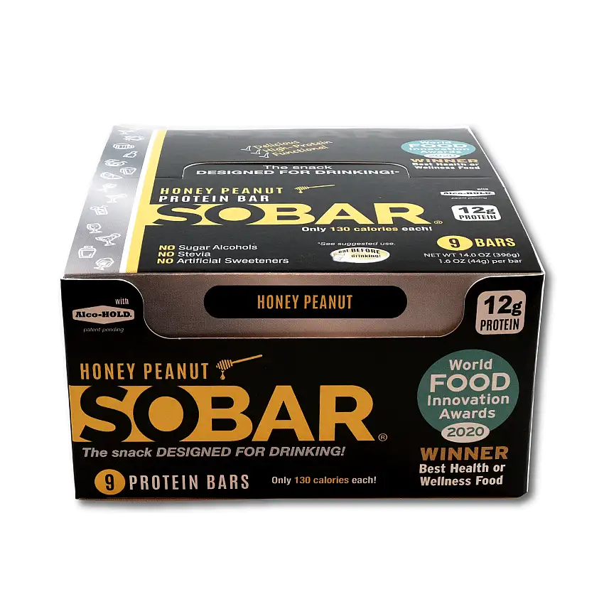 Zeno Functional Foods, SOBAR - Honey Peanut - 1.6 OZ 108 Pack