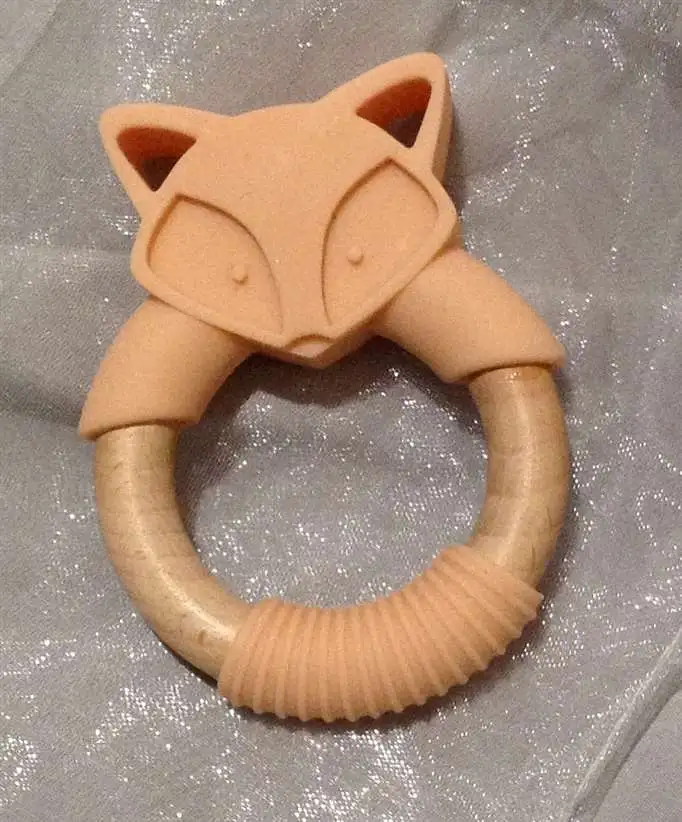 Teether - Peach Fox