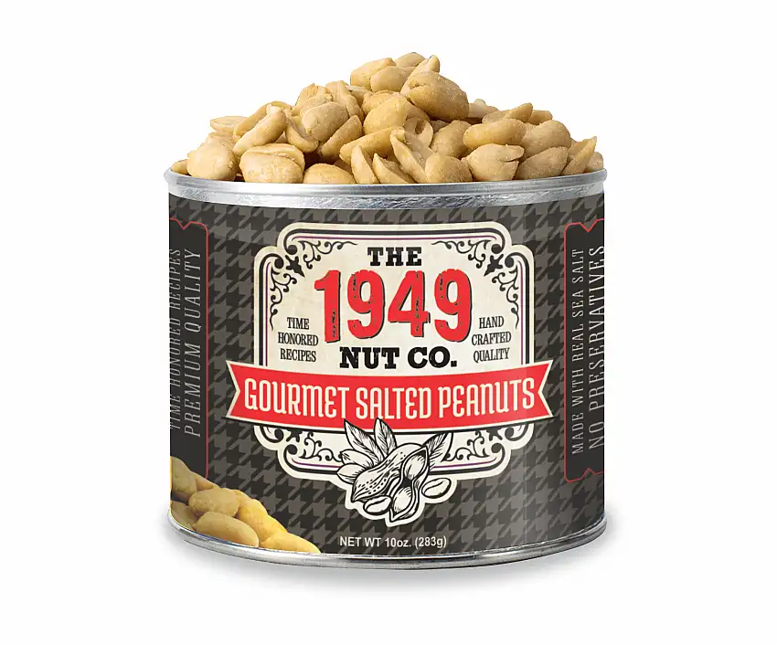 1949 Nut Company Gourmet Salted Peanuts - 10 OZ 12 Pack