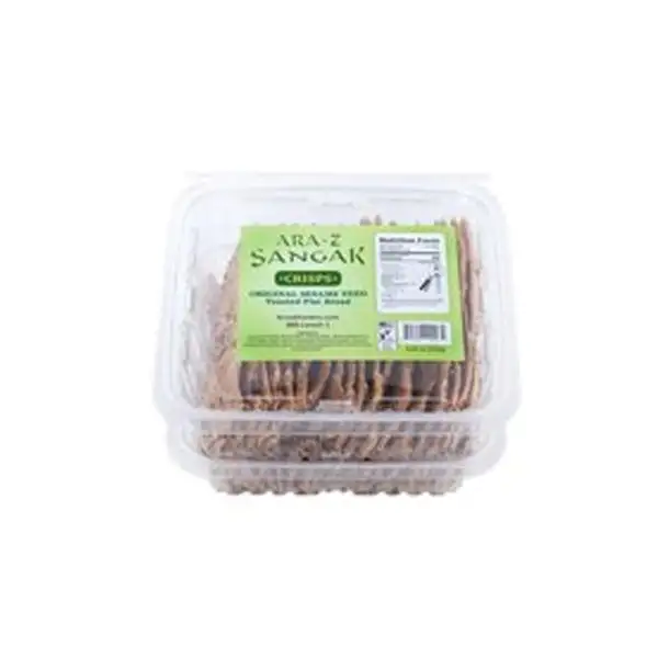 Sangak Bread Crisps With Sesame Seed