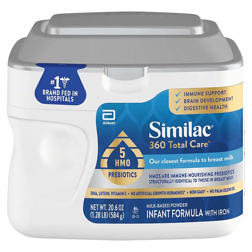 Similac, 360 Total Care - Infant Formula with Iron, Milk-Based Powder