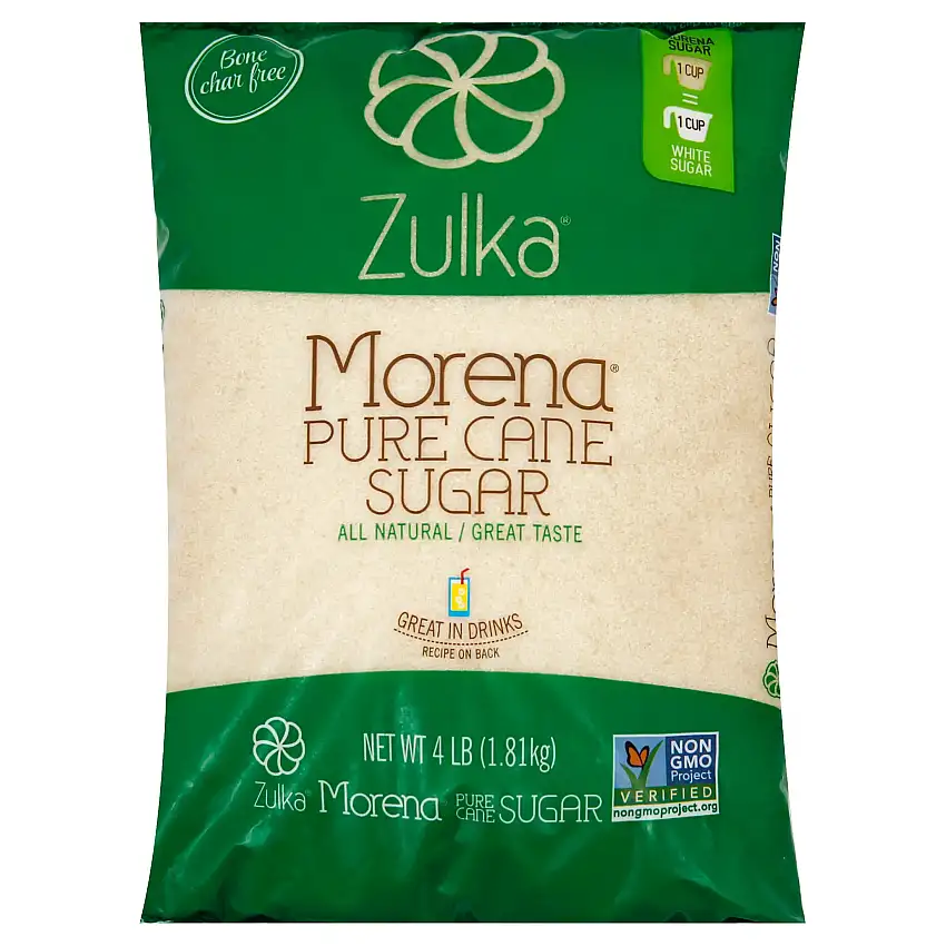 Zulka Pure Cane Morena Sugar, 4 lb