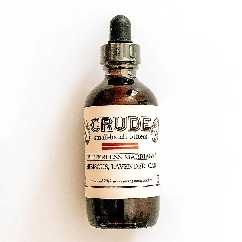 Bitterless Marriage Small-Batch Bitters with Hibiscus, Lavender & Oak