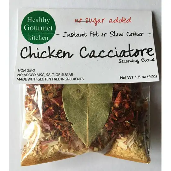 Chicken Cacciatore Slow Cooker Seasoning