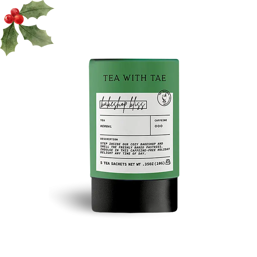 Bakeshop Bliss Holiday Mini Tea Tube
