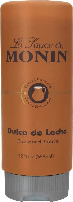 Monin Dulce de Leche Sauce 12 fl oz. SQUEEZE Bottle