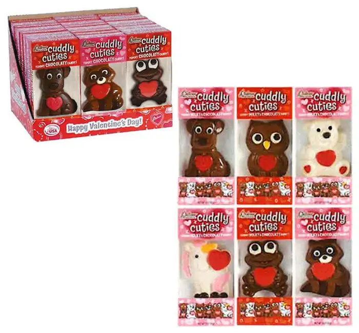 CUDDLY CUTIES ASSORTED - UNICORN, RACCOON, DOG, BEAR, OWL, FROG