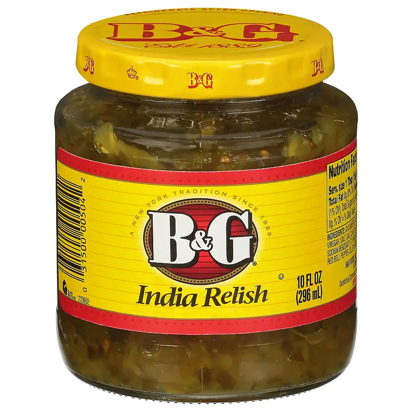 B&G India Relish - 10 OZ 12 Pack