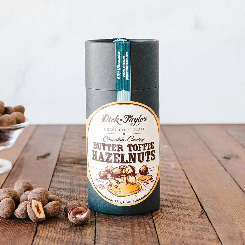 Chocolate Coated Butter Toffee Hazelnuts