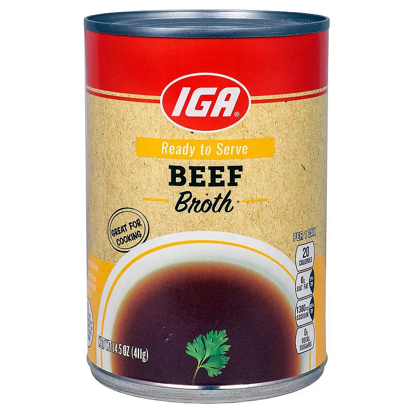IGA Broth Beef - 14.5 OZ 24 Pack
