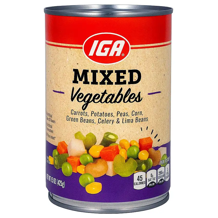 IGA Vegetable Mixed - 15 OZ 24 Pack