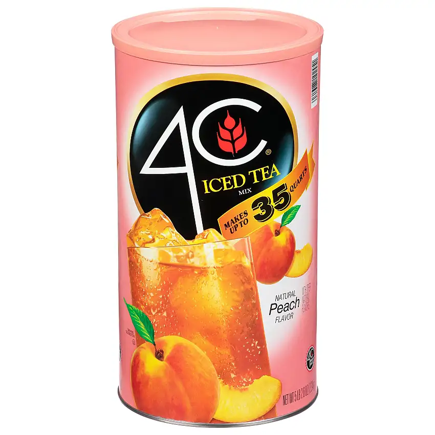 4C Peach Ice Tea - 82.6 OZ 6 Pack