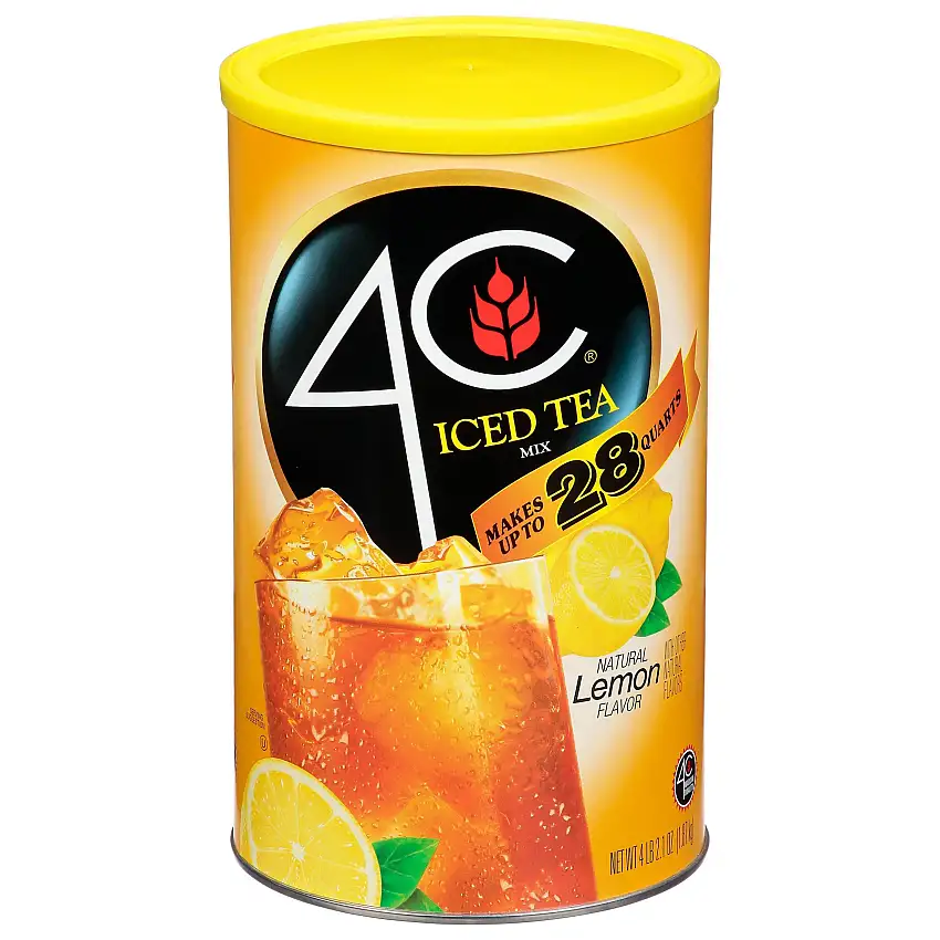 4C Iced Tea Lemon Mix - 66.1 OZ 6 Pack
