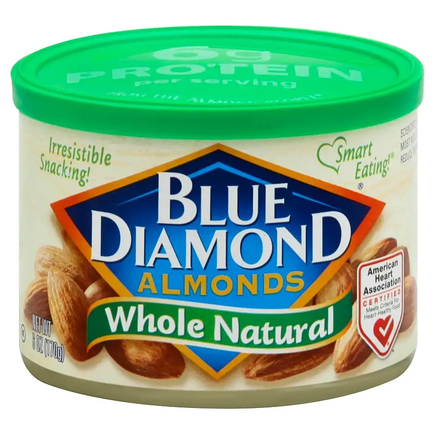 Blue Diamond Almonds Whole Natural - 6 OZ (Single Item)