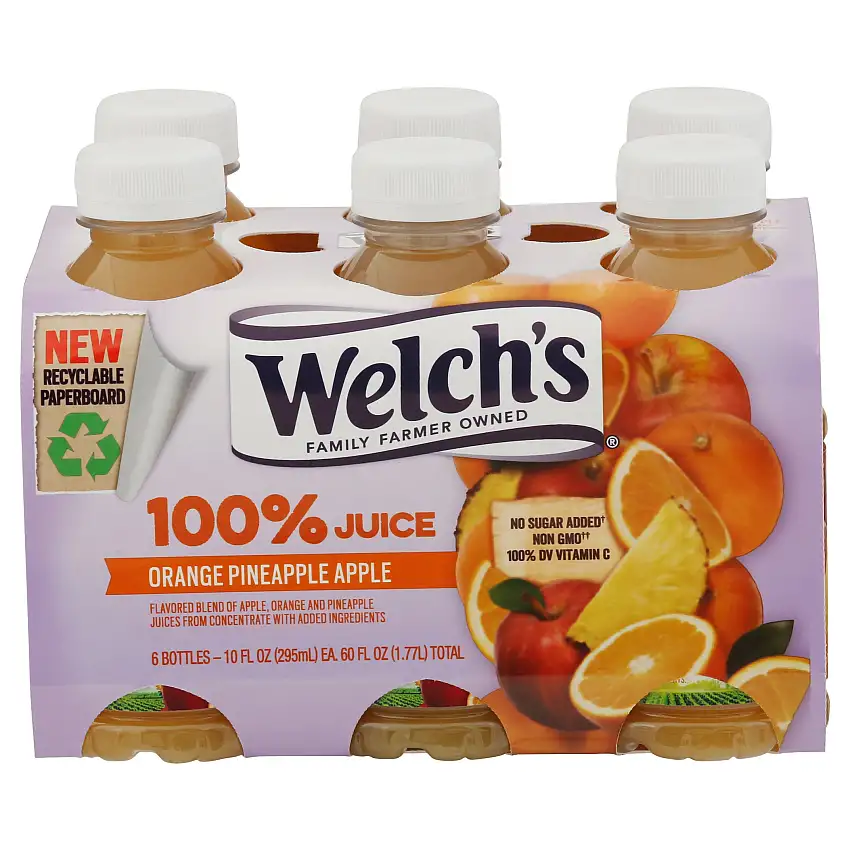 Welch's Orange Pineapple Apple Juice - 60 OZ 4 Pack