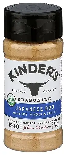 KINDERS Organic Japanese BBQ Seasoning, 3.3 OZ