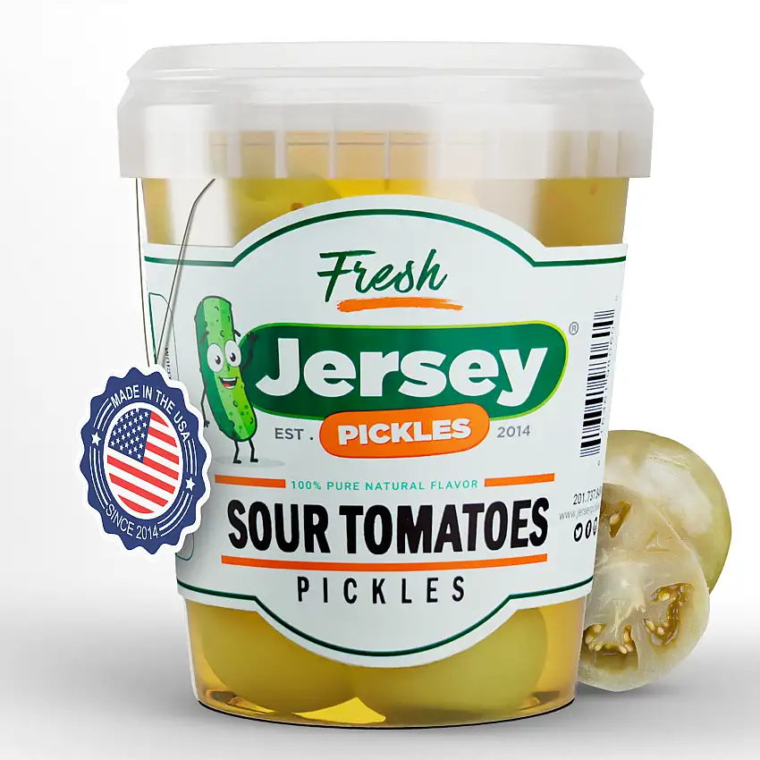 Sour Pickled Green Tomatoes