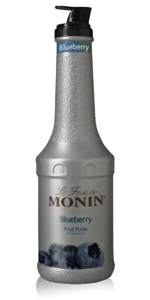 Monin Blueberry Fruit Puree 1 Liter Bottle