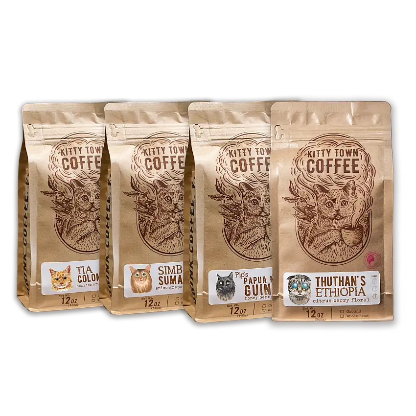 Single Origin Sampler: Simba, Tia, Pip & Thuthan
