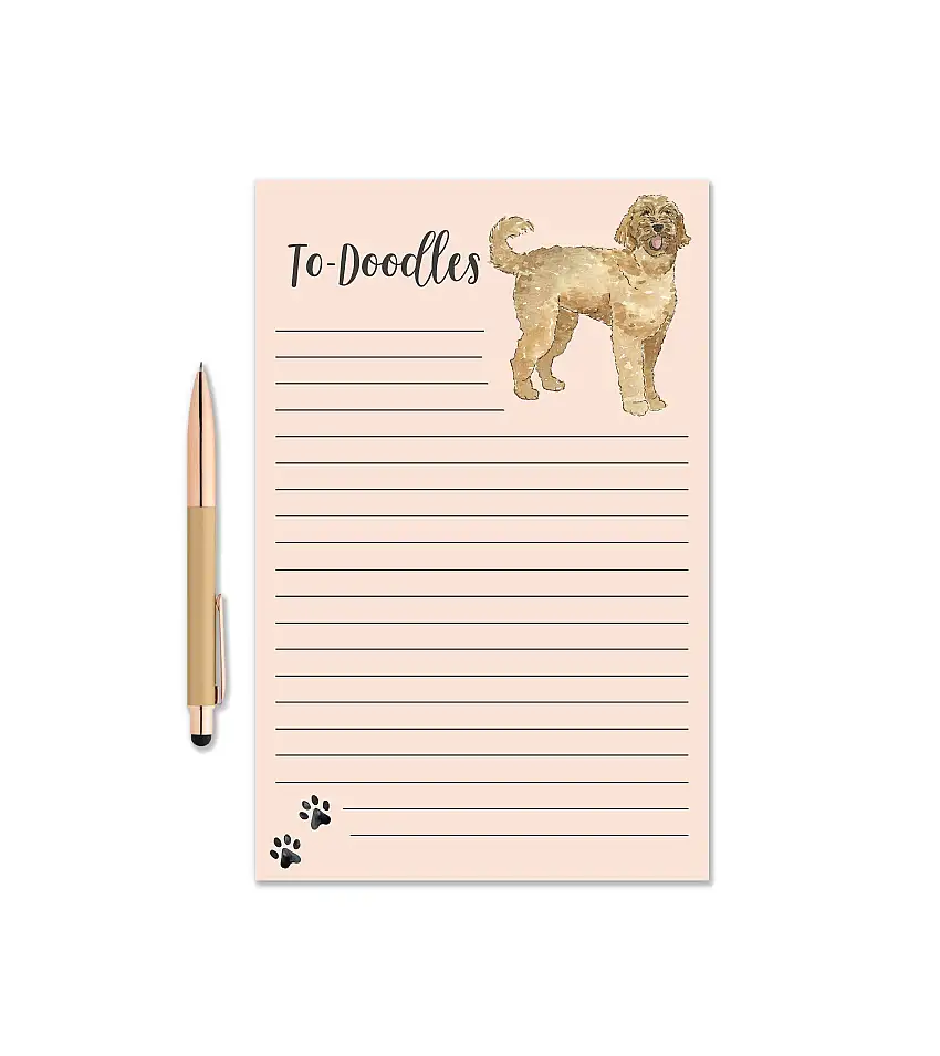 Golden Doodle Notepad