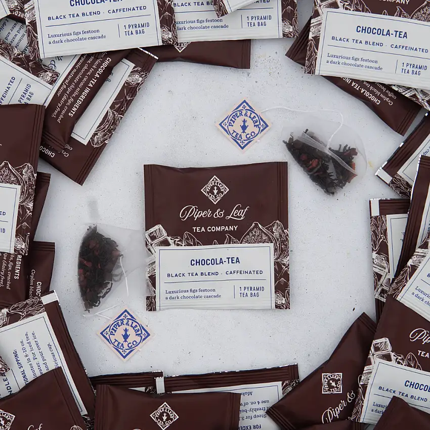Chocola-Tea Case of Individually Wrapped Tea Bags- 50ct