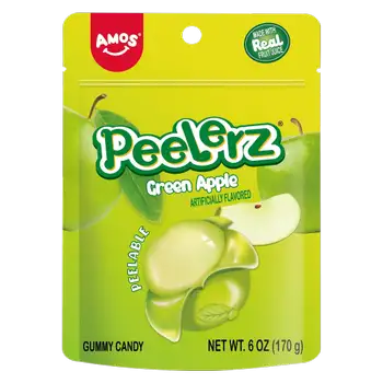 Amos Gummy Peelerz Green Apple 6oz