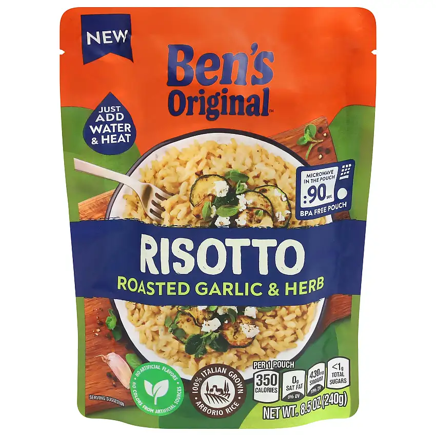 Ben's Original Roasted Garlic And Herb Risotto - 8.5 OZ 12 Pack