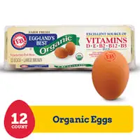 Eggland's Best, 100% USDA Organic Certified Large Brown Eggs, 12 count