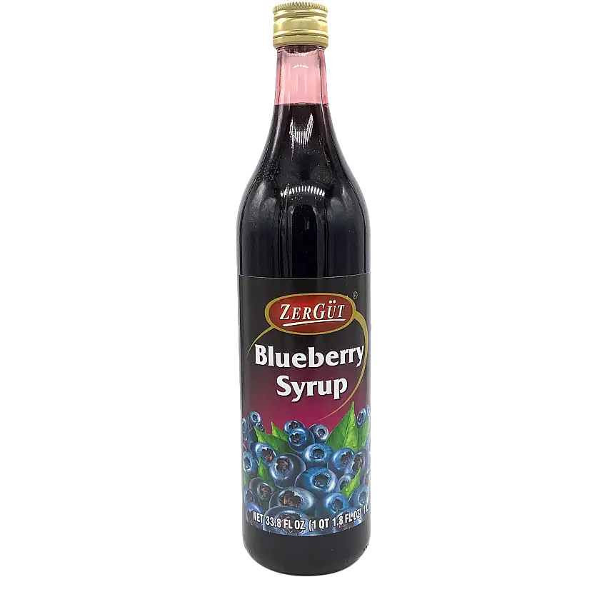 ZerGut Blueberry Syrup, 33.3 fl oz