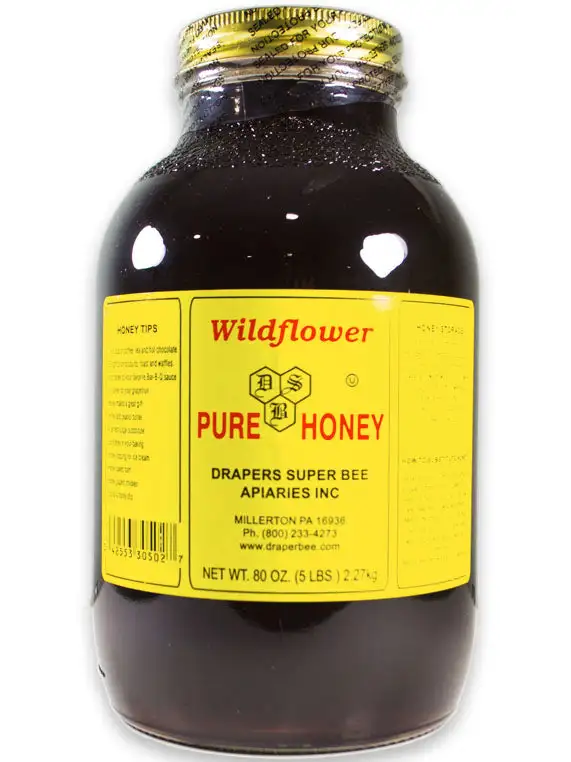 Draper's Super Bee Apiaries Wildflower Honey - 5lbs