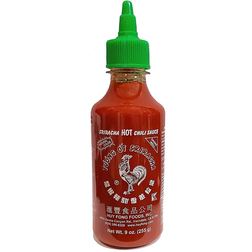 Huy Fong Sriracha Chili Sauce, 9 Ounce (255g) Bottle