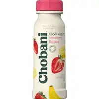 Chobani, Yogurt Drink, Greek, Low-Fat, Strawberry Banana