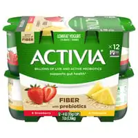 Activia, Yogurt, Lowfat, Strawberry/Pineapple