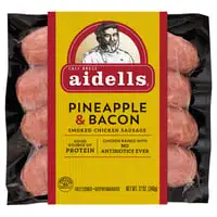 Aidells, Smoked Chicken Sausage, Pineapple & Bacon, 12 oz. (4 Fully Cooked Links)