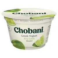 Chobani, Yogurt, Greek, Low-Fat, Key Lime, Blended