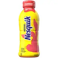 NESQUIK, NESQUIK - Strawberry Flavored Lowfat Milk, Ready to Drink 14 fl oz.