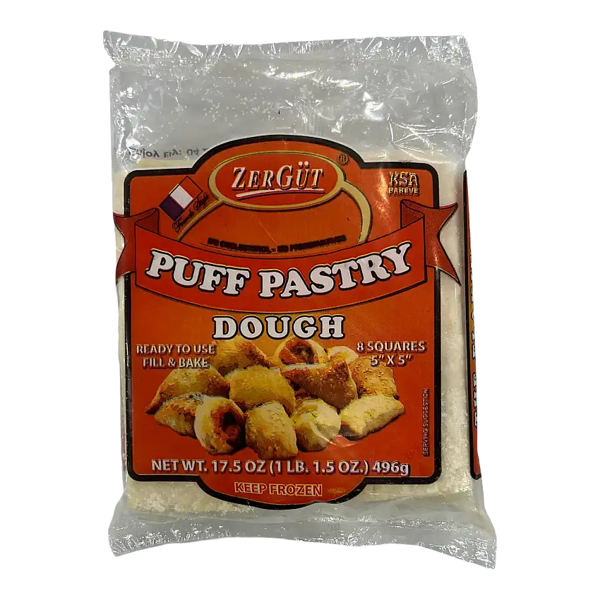 ZerGut Puff Pastry Dough, 17.5 oz, 496 g
