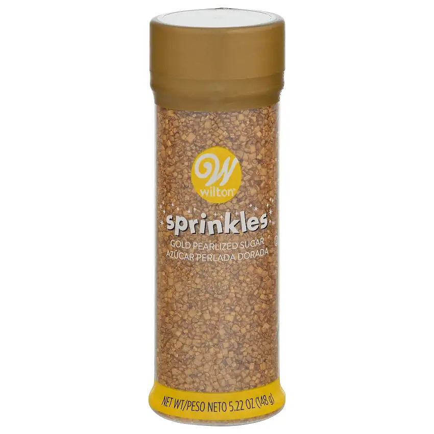 Wilton Sprinkles Gold Pearlized Sugar - 5.25 OZ 4 Pack