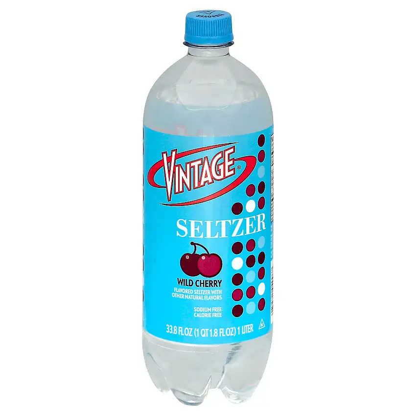 Vintage Seltzer Cherry - 33.8 FZ 12 Pack