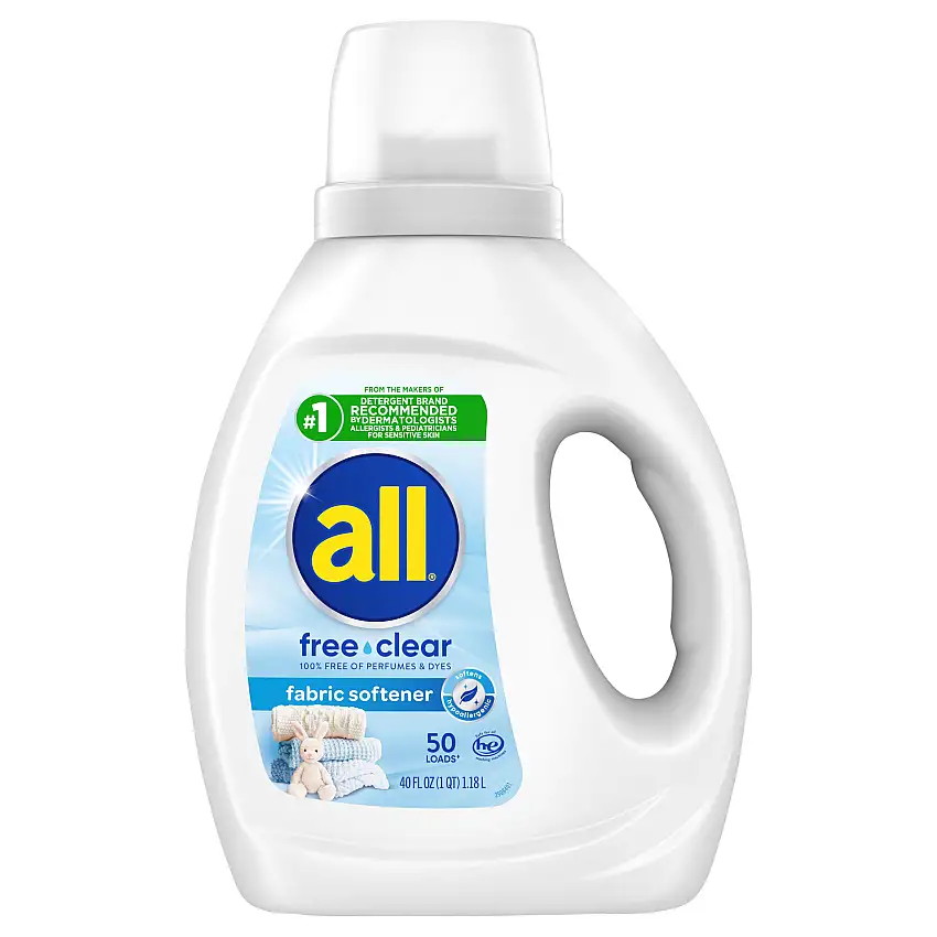 All Fabric Free Clear Softener - 40 OZ 6 Pack