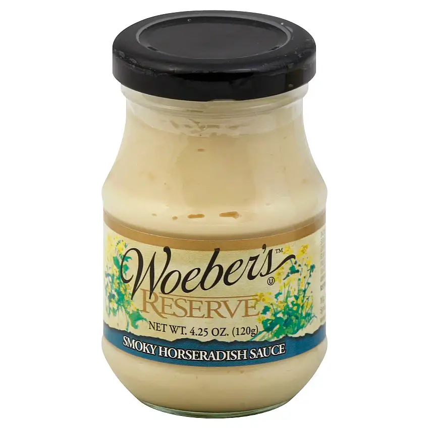 Woeber's Reserve Smoky Horseradish Sauce - 4.25 OZ 6 Pack