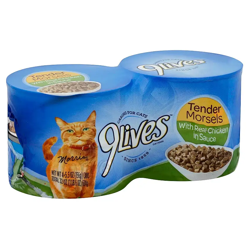 9 Lives Tender Morsels Chicken - 22 OZ 6 Pack