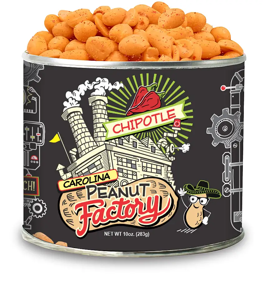 1949 Nut Company Chipotle Peanuts - 10 OZ 12 Pack
