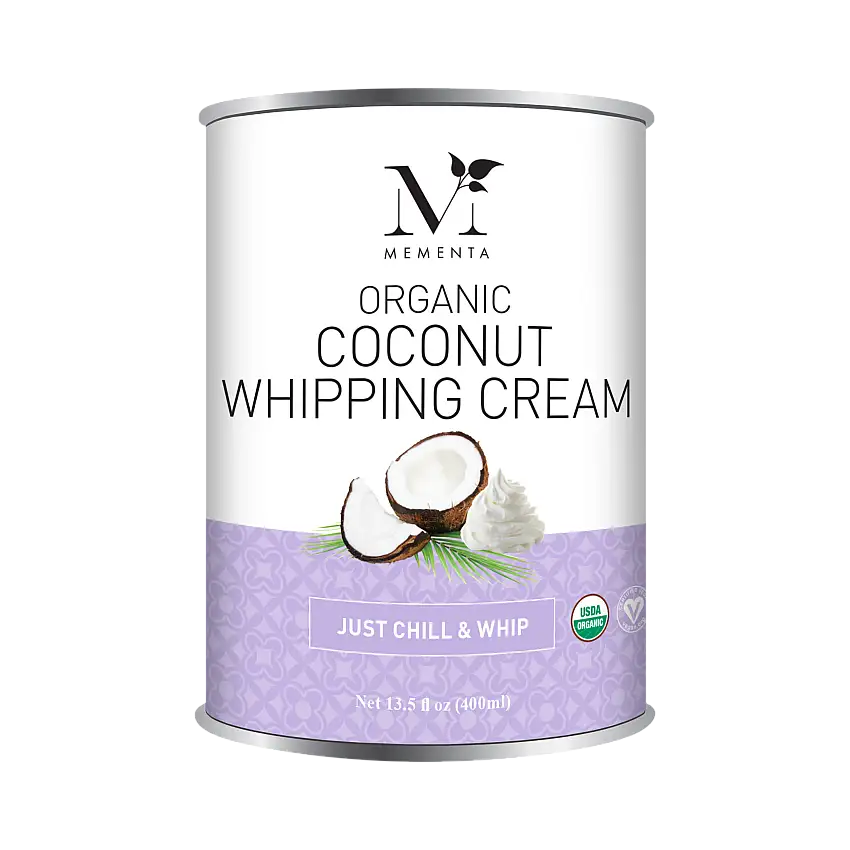 Mementa Organic Coconut Whipping Cream - 13.5 FL OZ 6 Pack