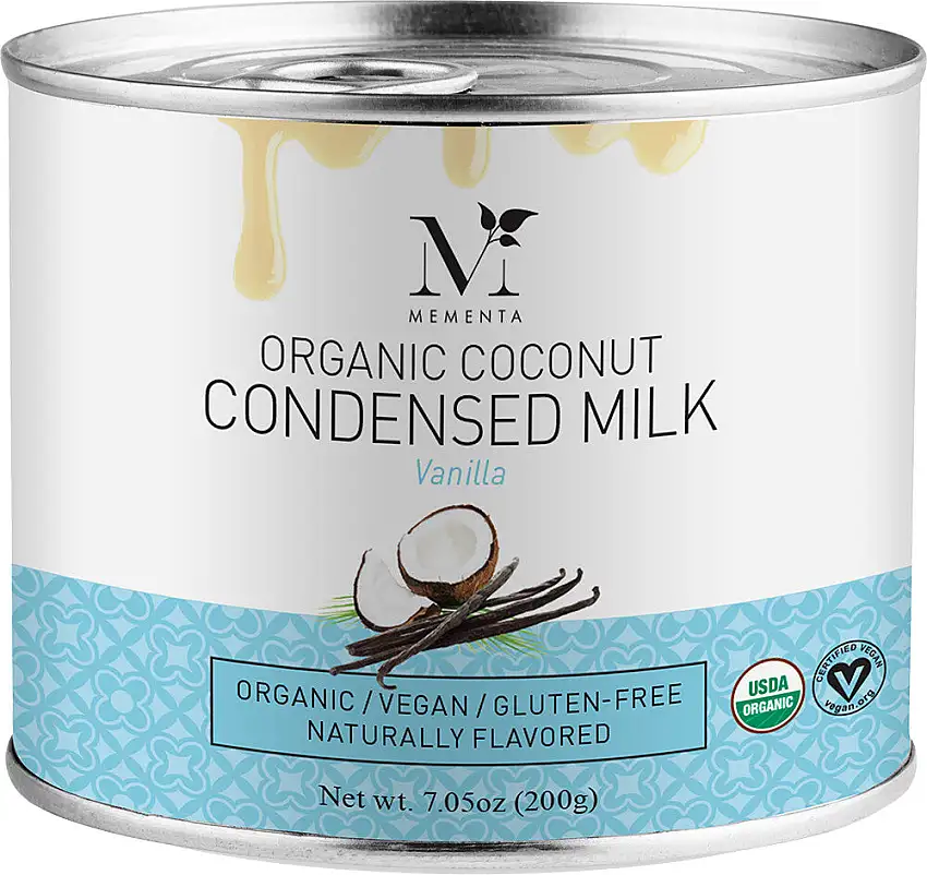 Mementa Organic Coconut Condensed Milk Vanilla - 7.05 FL OZ 6 Pack
