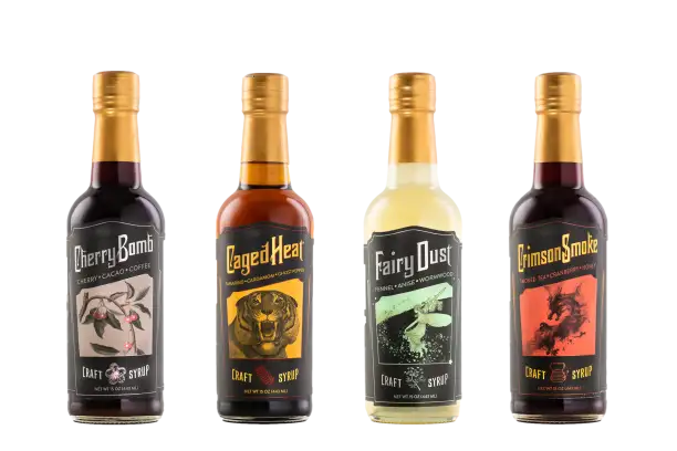 Absinthias Bottled Spirits Syrup Sampler - 8 FL OZ 12 Pack