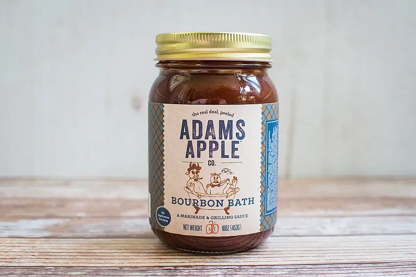 Adams Apple Company Bourbon Bath Marinade & Grilling Sauce - 16 OZ 12 Pack
